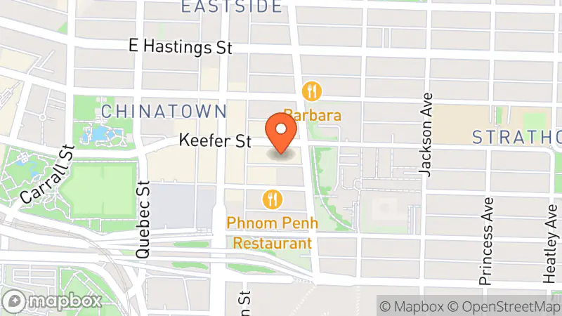 Map showing location of 1.Vancouver Value