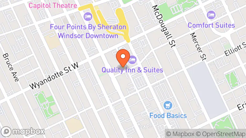 Map showing location of ACRT Community Thrift Store