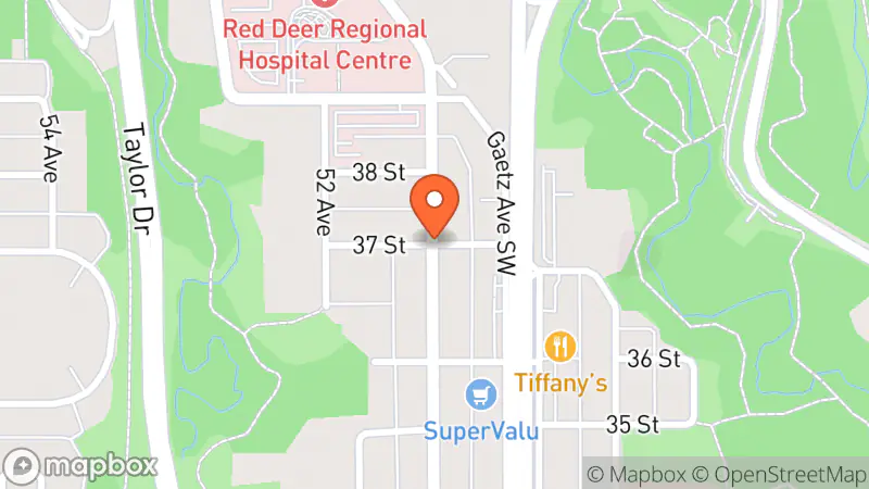 Map showing location of Artisan Loft.