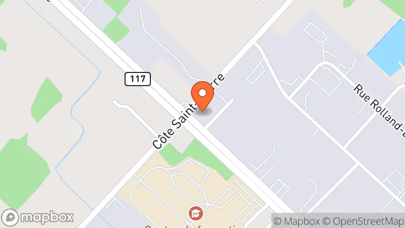 Map showing location of Bazar et friperie chez manoux