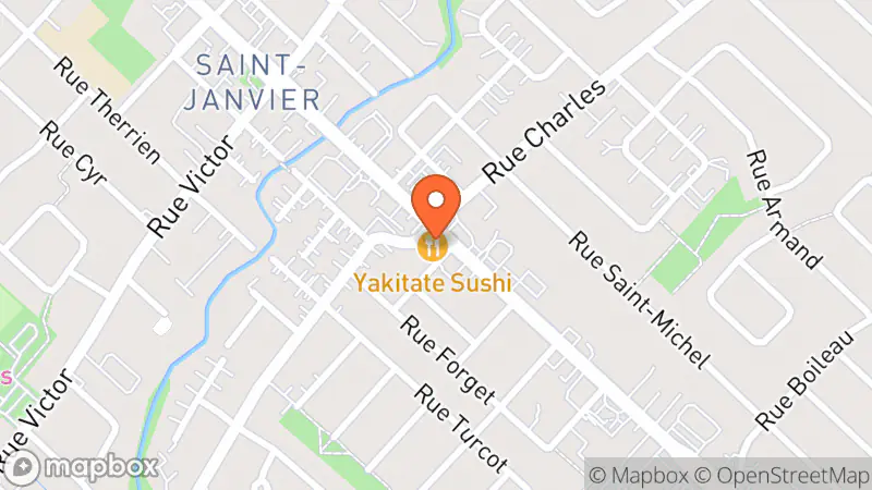 Map showing location of Bazar Les P’tits Bonheurs