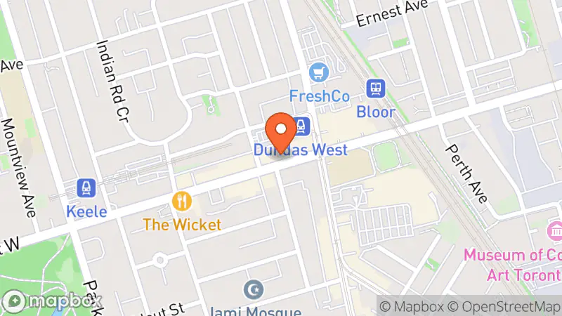 Map showing location of Bike Pirates