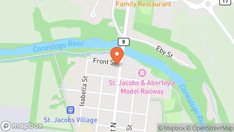 Map showing location of Bliss Artisan Boutique