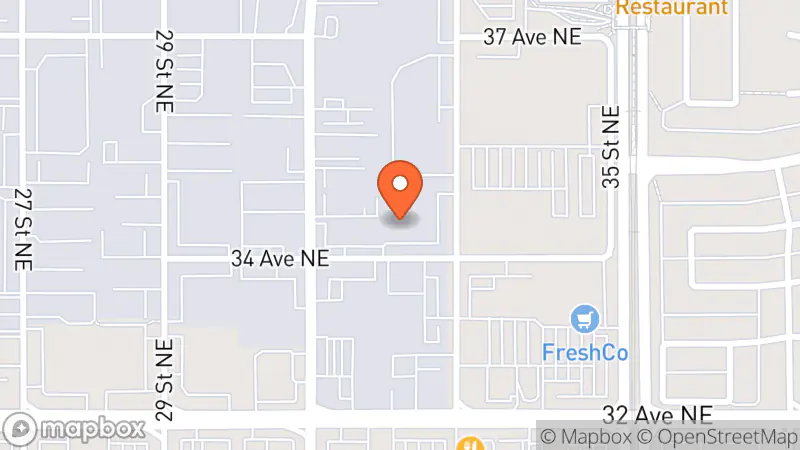 Map showing location of Books Between Friends