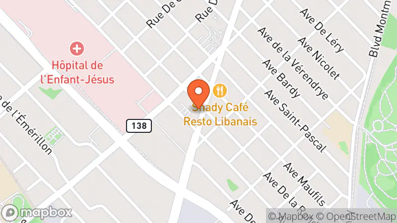 Map showing location of Bouquinerie Nouvelle Chance