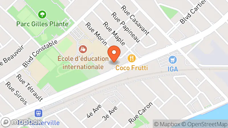 Map showing location of Boutique Aux Fringues (La)