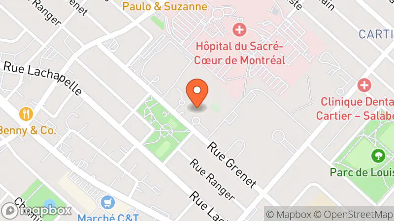 Map showing location of Cartier Emilie