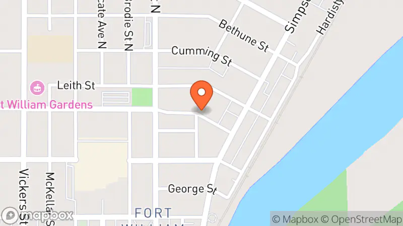 Map showing location of Catholic Action Centre St Vincent De Paul