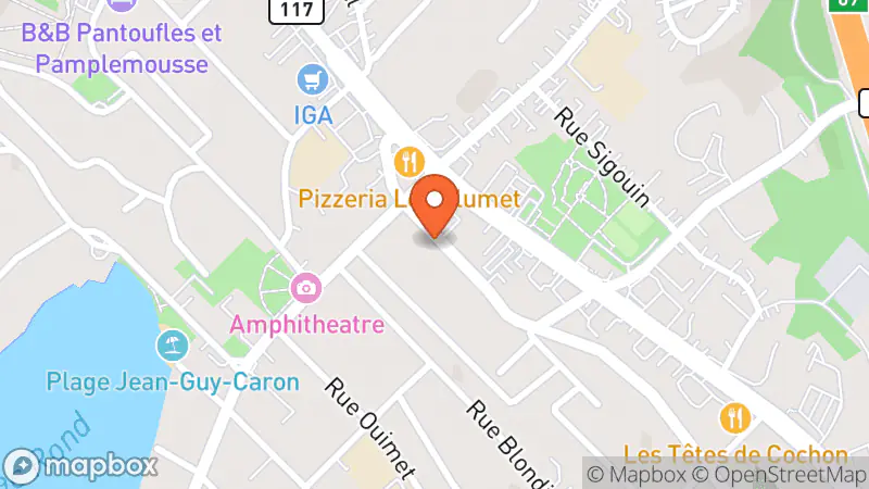 Map showing location of Cécile DeBazar