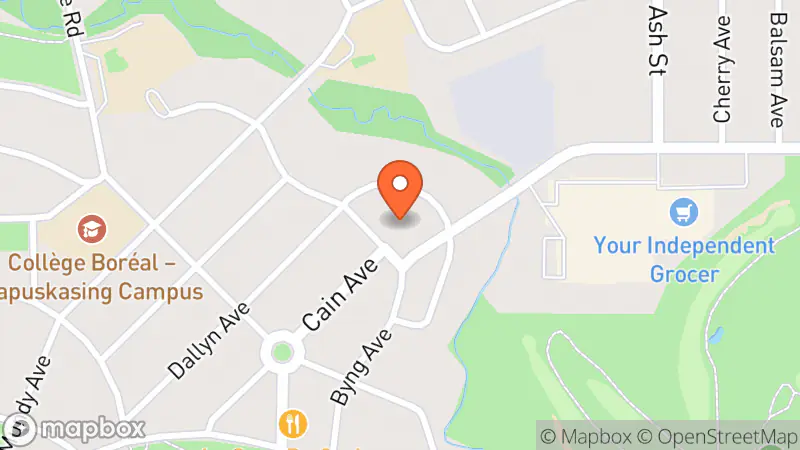 Map showing location of Centre Connexion Centre