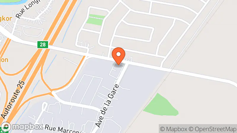 Map showing location of Centre d'entraide de Mascouche