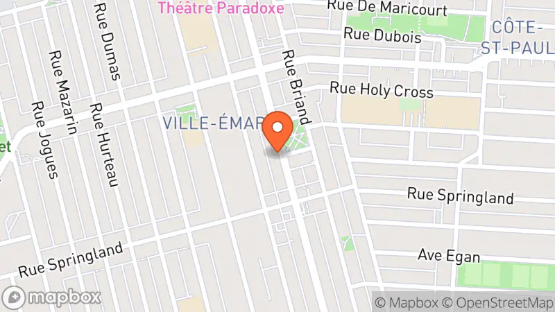 Map showing location of Cette Rose Bleue