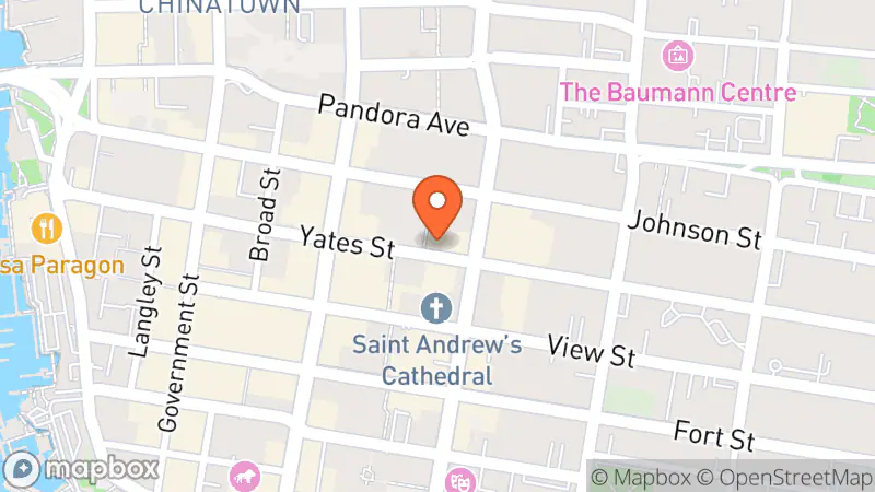Map showing location of Cheers Vintage Collective