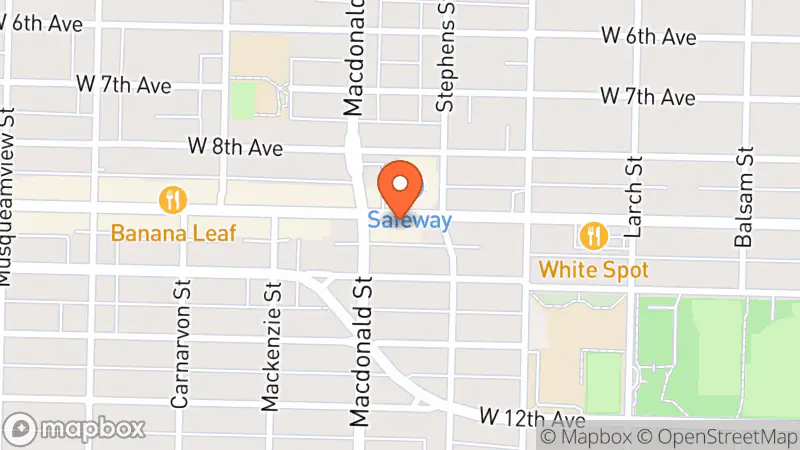 Map showing location of Cherry Pick Vintage