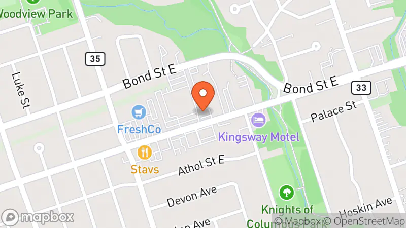 Map showing location of CHERRY’S