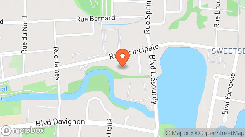 Map showing location of Chez Betty