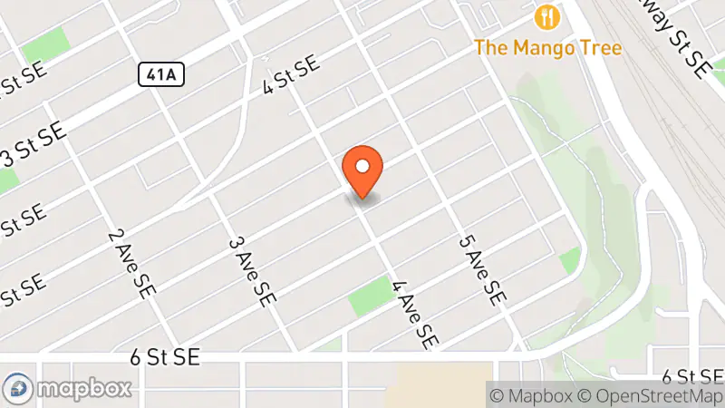 Map showing location of Chloe's Closet & Curio Shop