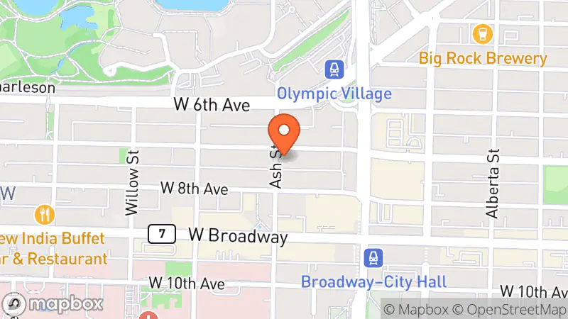 Map showing location of Cittadella Thriftique
