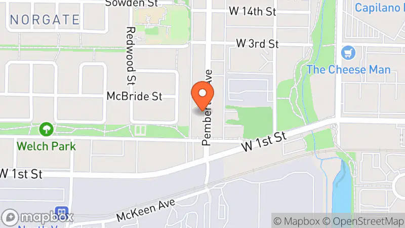 Map showing location of Coast Consignment