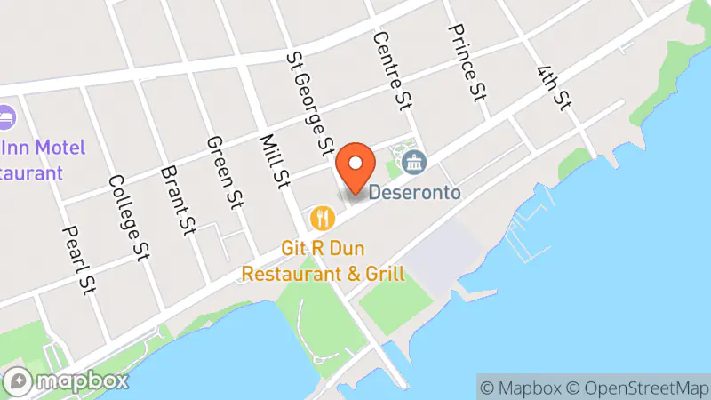 Map showing location of Community Care Closet