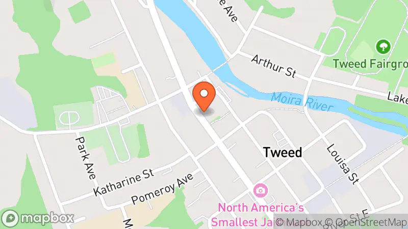 Map showing location of Community Care Treasures