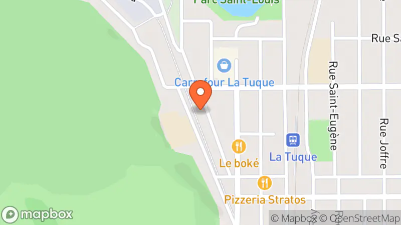 Map showing location of Coopérative de solidarité ETC