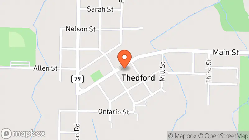 Map showing location of Cottage Treasures