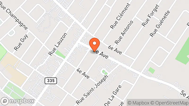 Map showing location of Cynn Tupperware