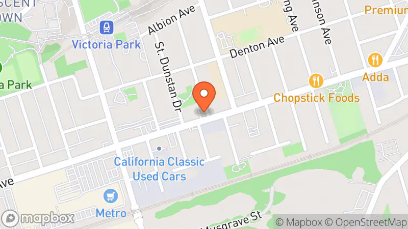 Map showing location of D Wireless