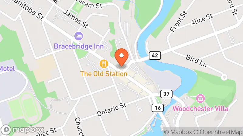 Map showing location of Daughters of Indie