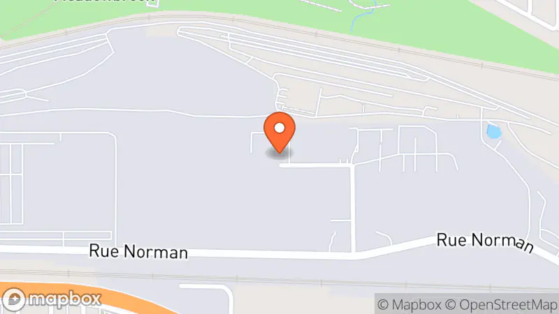 Map showing location of EcoDepot Montreal