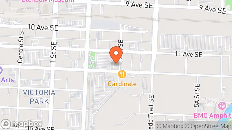 Map showing location of Everthine Bridal Consignment Boutique