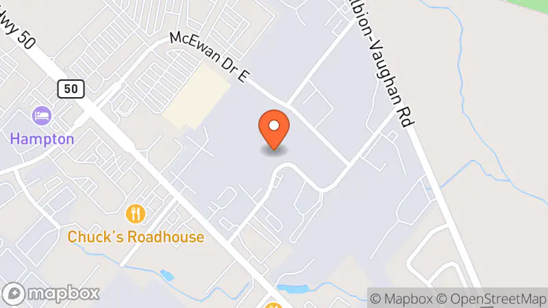 Map showing location of Evolve Caledon