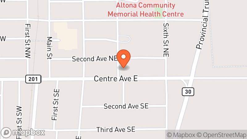 Map showing location of Faith in Christ Thrift Shop INC