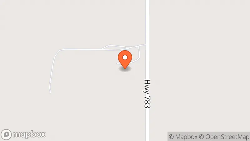 Map showing location of Foothills Thrift Store