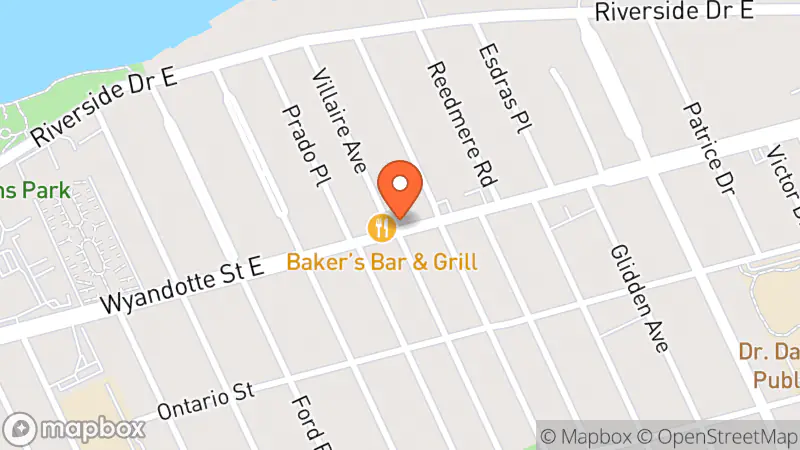 Map showing location of Formally Yours