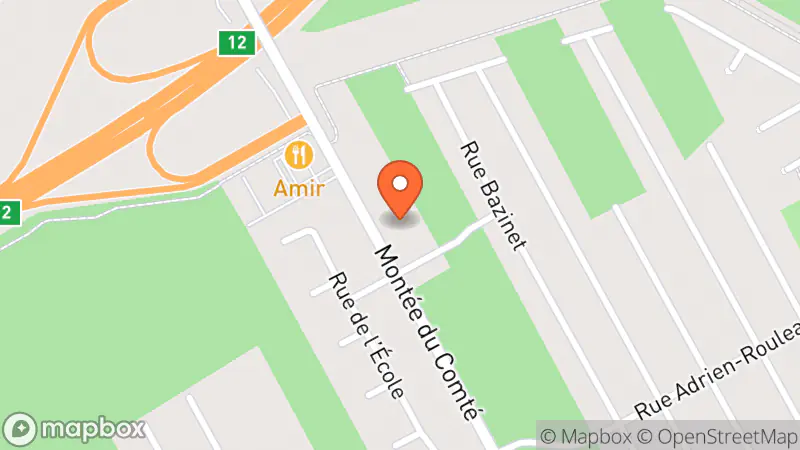 Map showing location of Friperie 2ieme vie