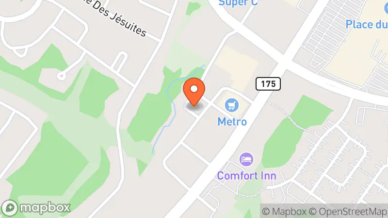 Map showing location of Friperie de Coderr (La)