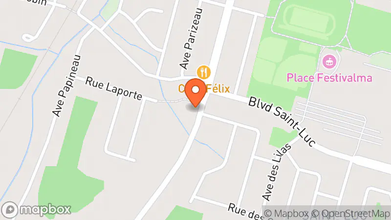 Map showing location of Friperie de Coderr (La)