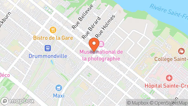 Map showing location of Friperie de Quartier