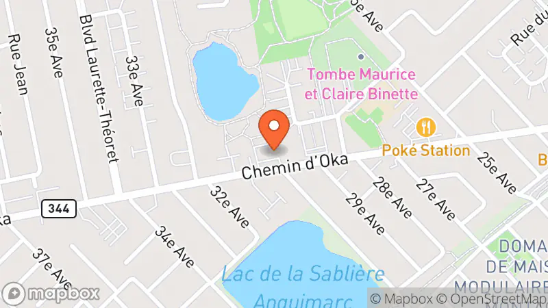 Map showing location of Friperie La Faluppa | Friperie à Sainte-Marthe-sur-le-Lac