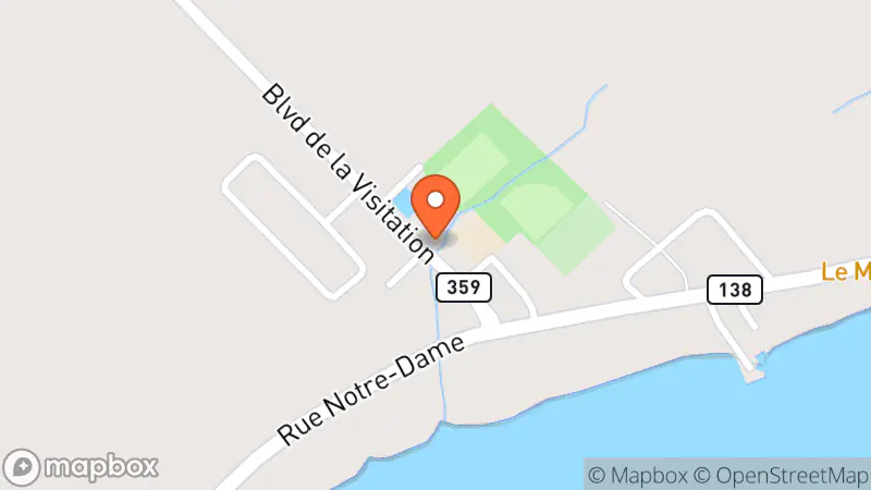 Map showing location of Friperie La fée Clochette