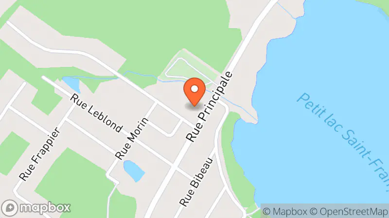Map showing location of Friperie la petite libellule