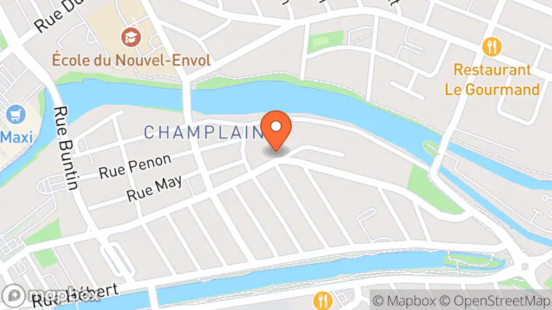 Map showing location of Friperie Le Comptoir D'Emmaüs