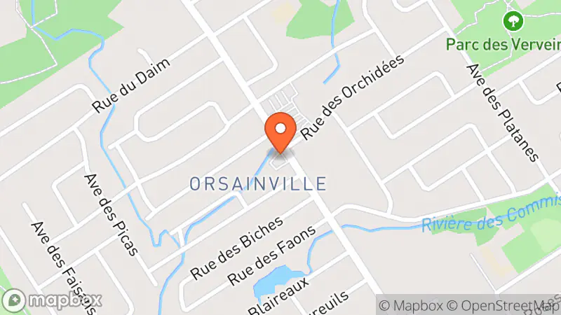 Map showing location of Friperie L’immortel
