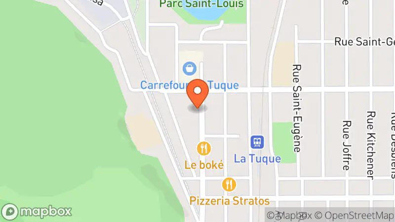 Map showing location of Friperie Mikon Friperie Régine