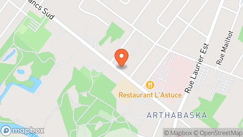 Map showing location of Friperie Mon Petit Singe