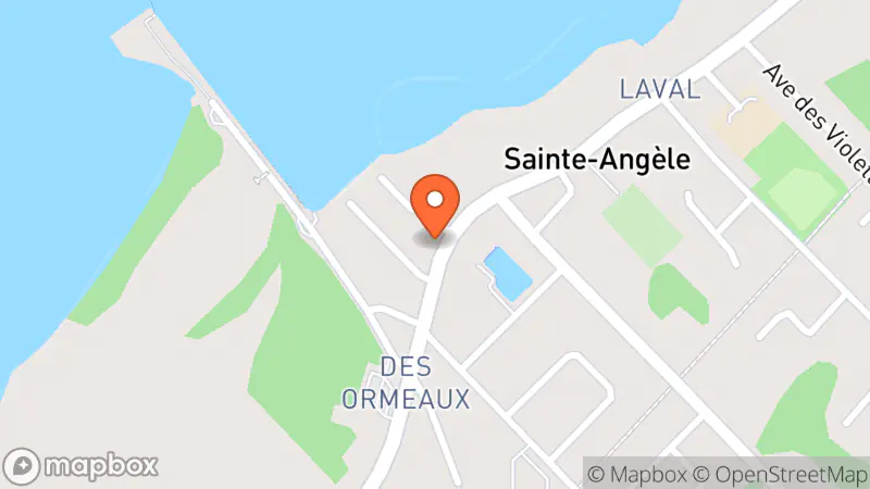 Map showing location of Friperie