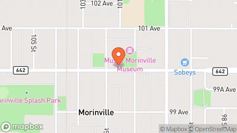 Map showing location of Fusion Thrift Shoppe