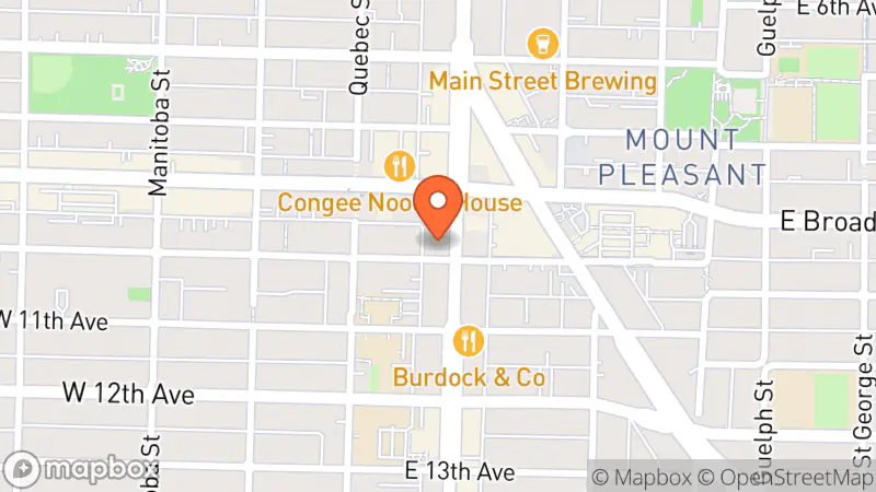 Map showing location of Glorydays Fine Goods